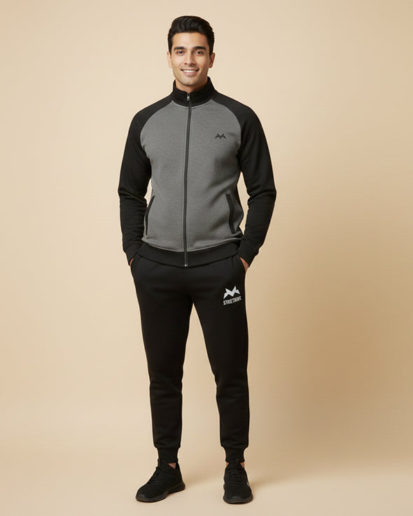 Black Contrast Tracksuit
