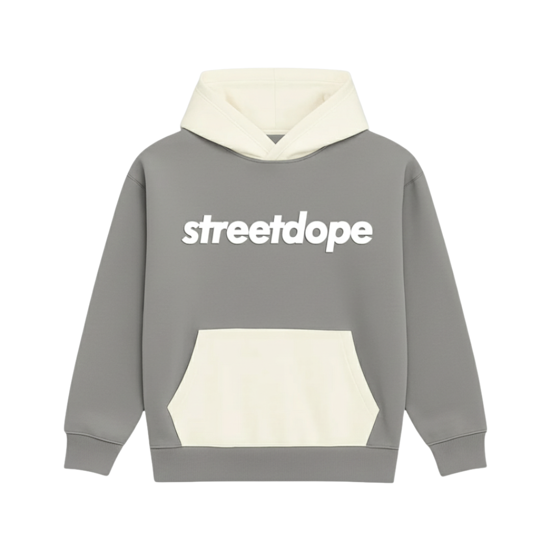 Grey Fleece Hoodie