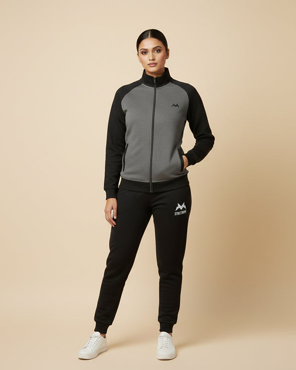 Black Contrast Tracksuit