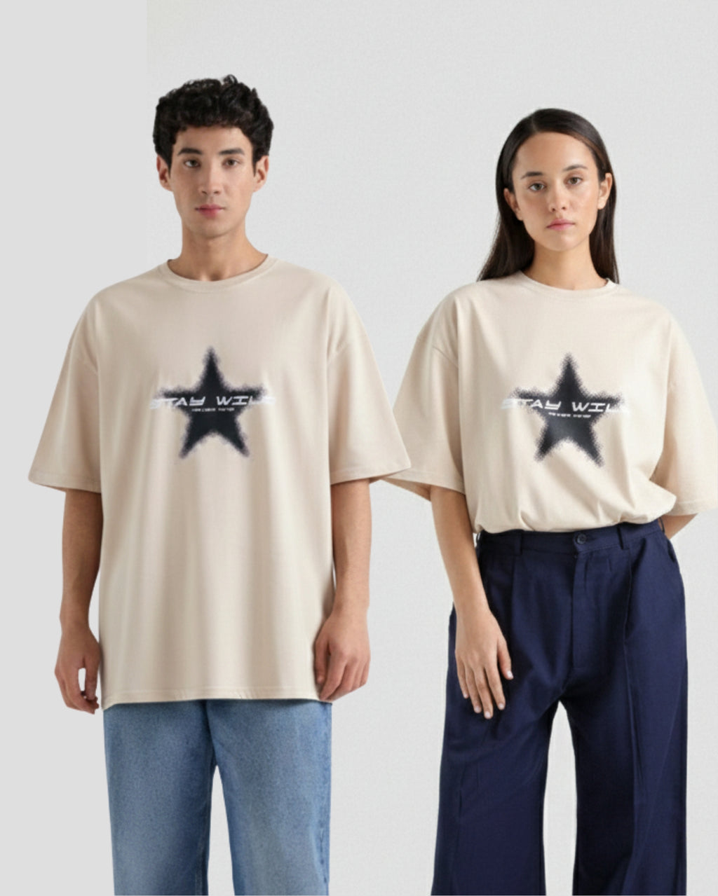 Sand Drop Shoulder Tee