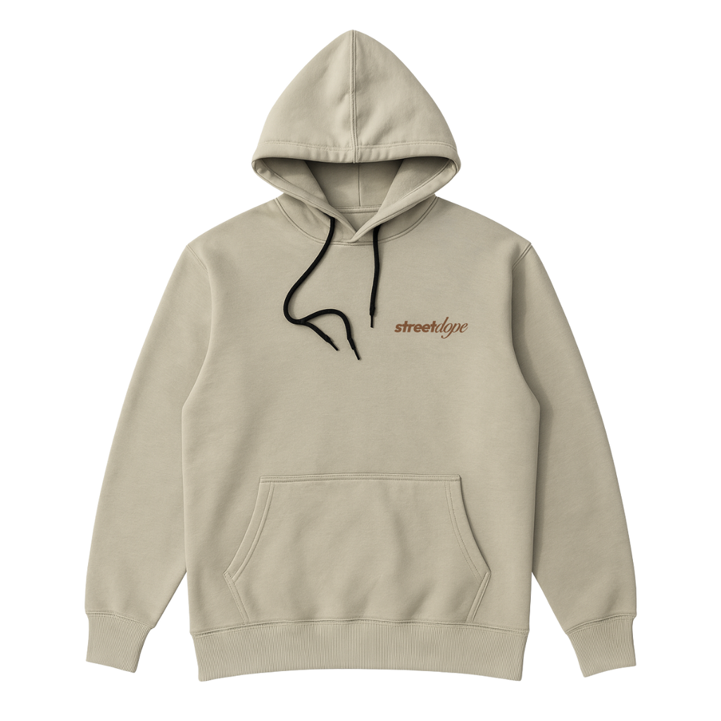 Beige Fleece Hoodie