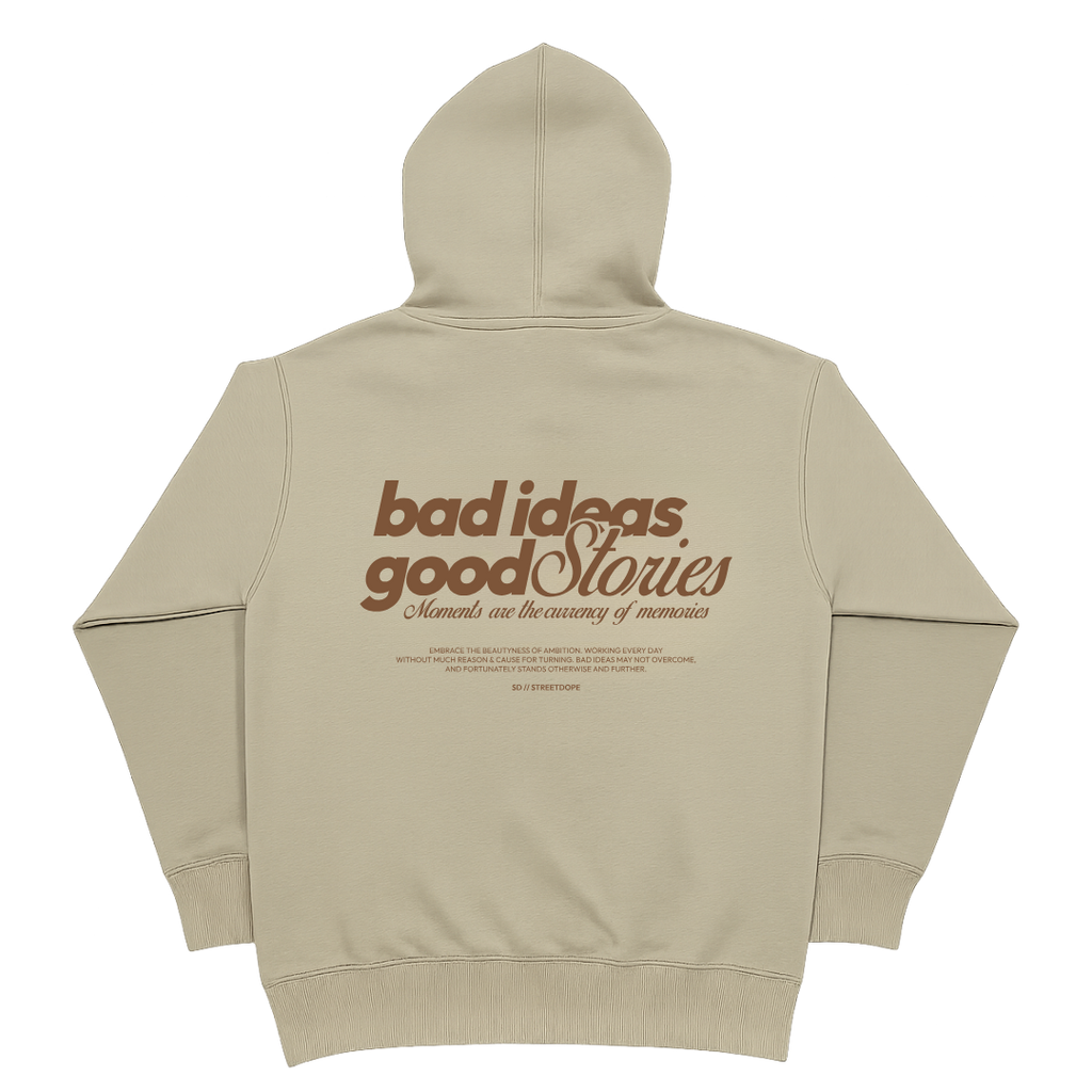 Beige Fleece Hoodie