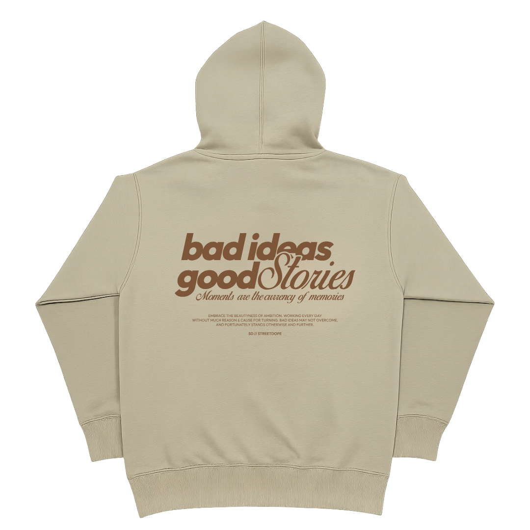 Beige Fleece Hoodie