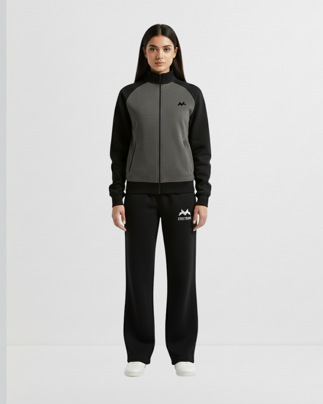 Black Contrast Tracksuit