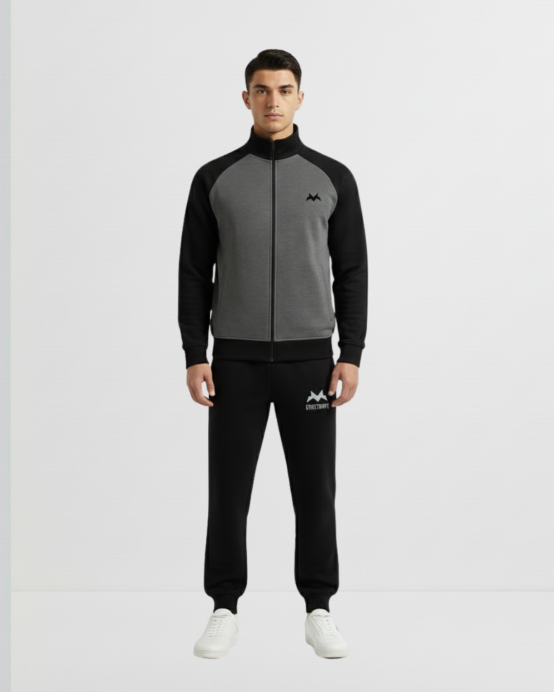 Black Contrast Tracksuit