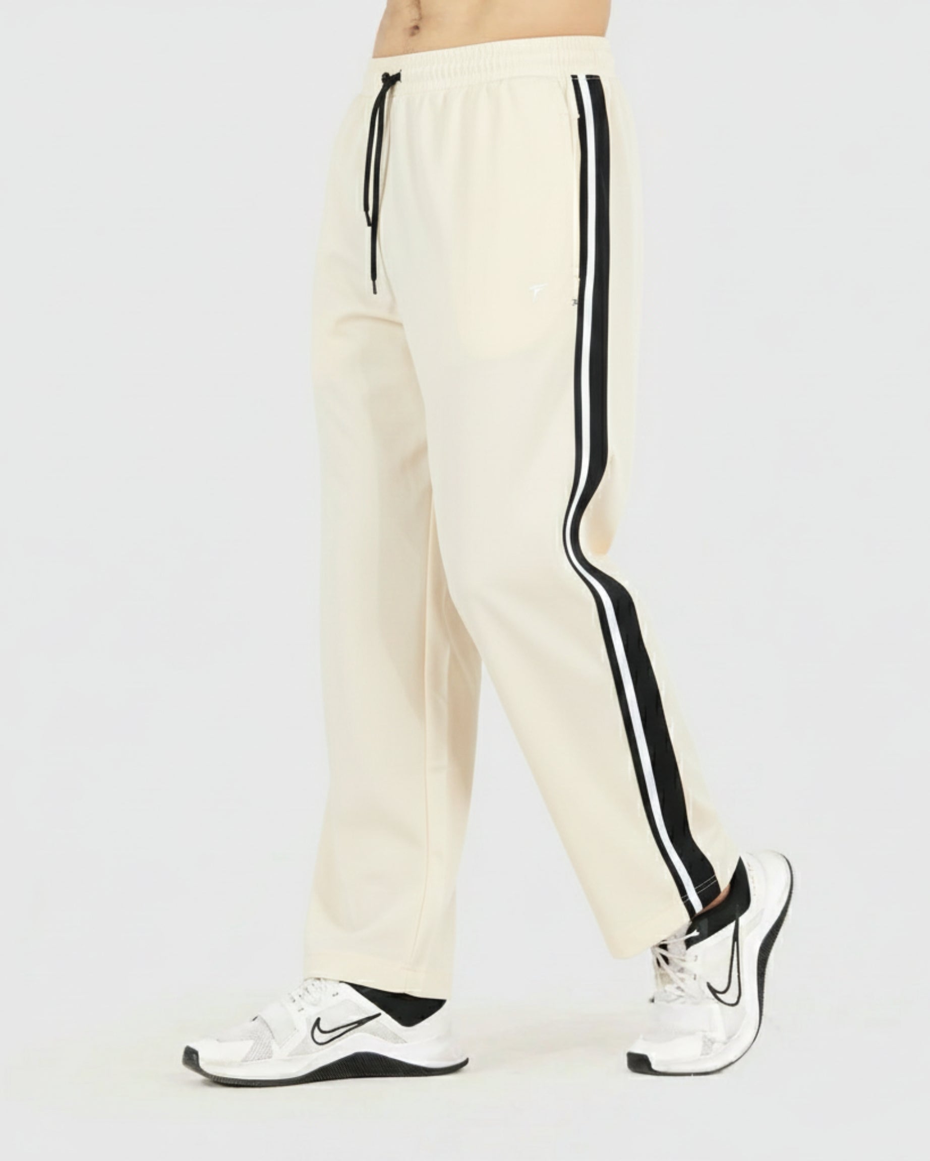 Light Cream Baggy Trouser