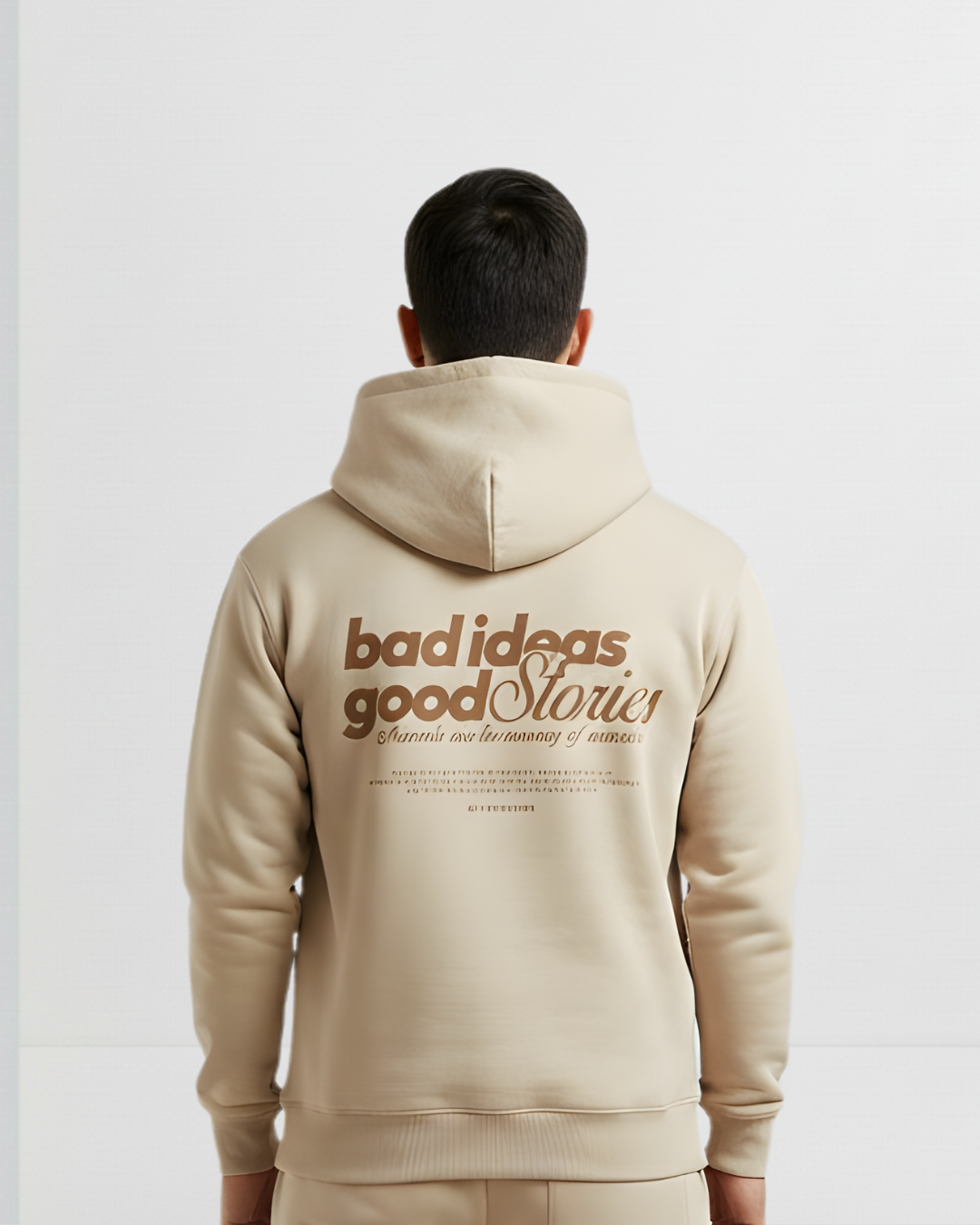 Beige  Hoodie