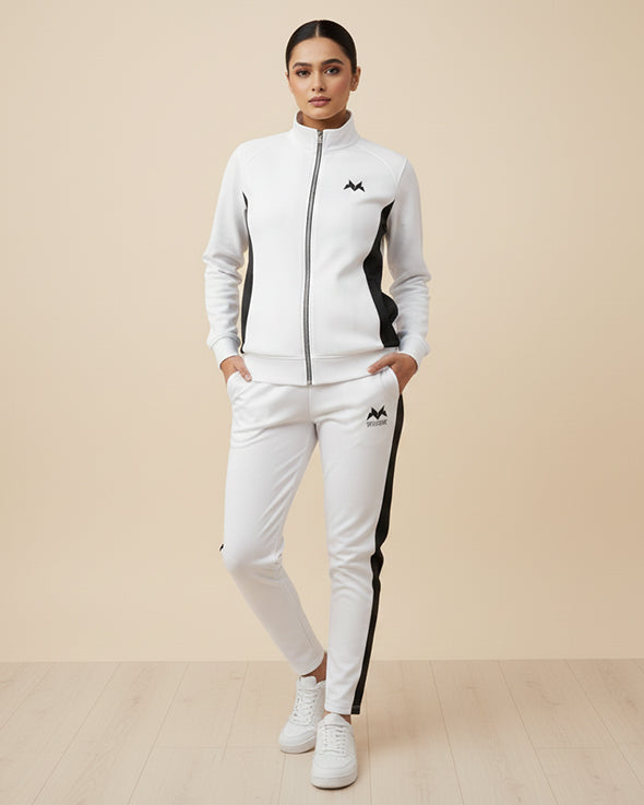 White Panel Tracksuit
