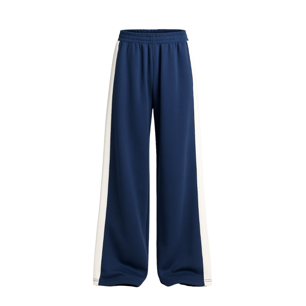 Navy & Off-White Contrast Tracksuit