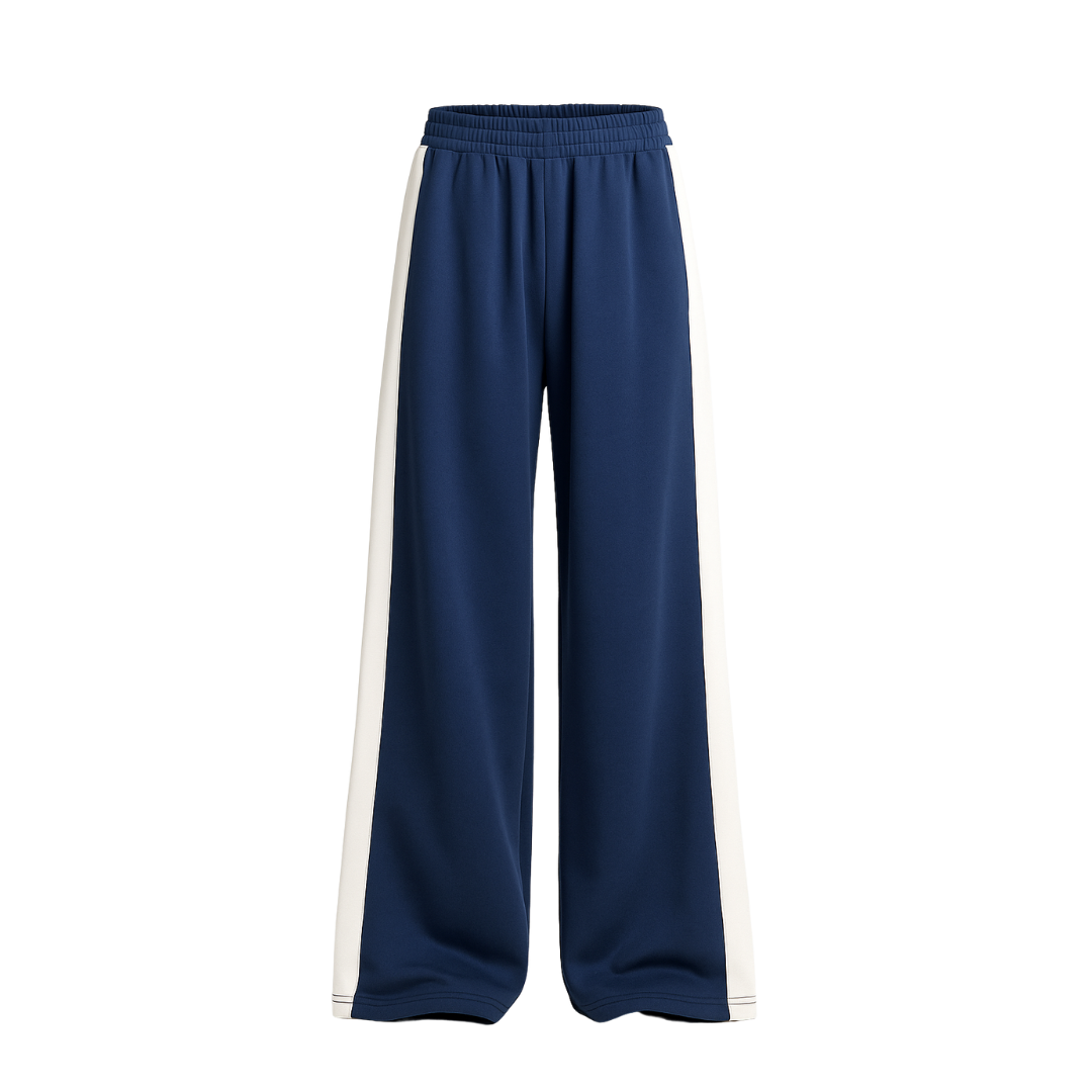 Navy & Off-White Contrast Tracksuit