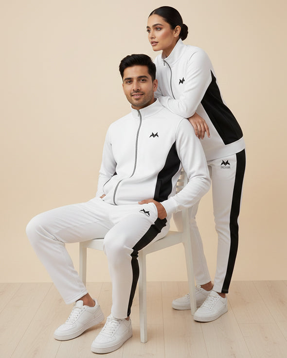White Panel Tracksuit
