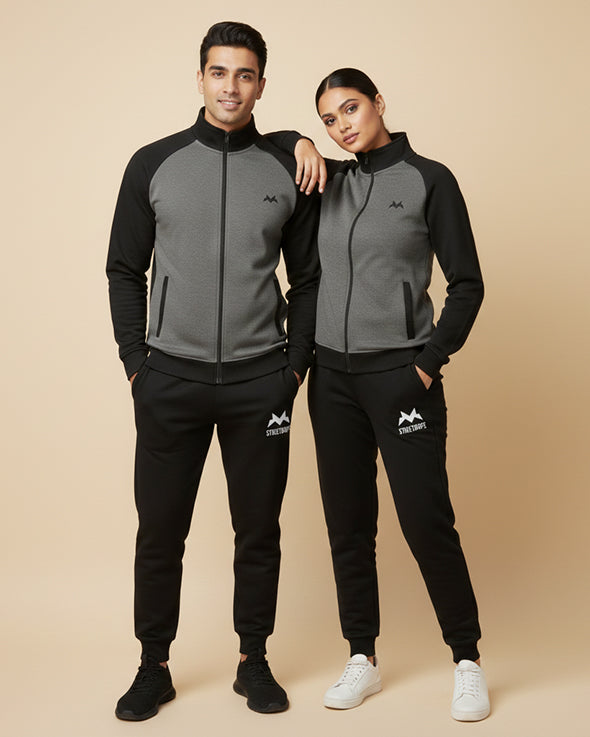 Black Contrast Tracksuit