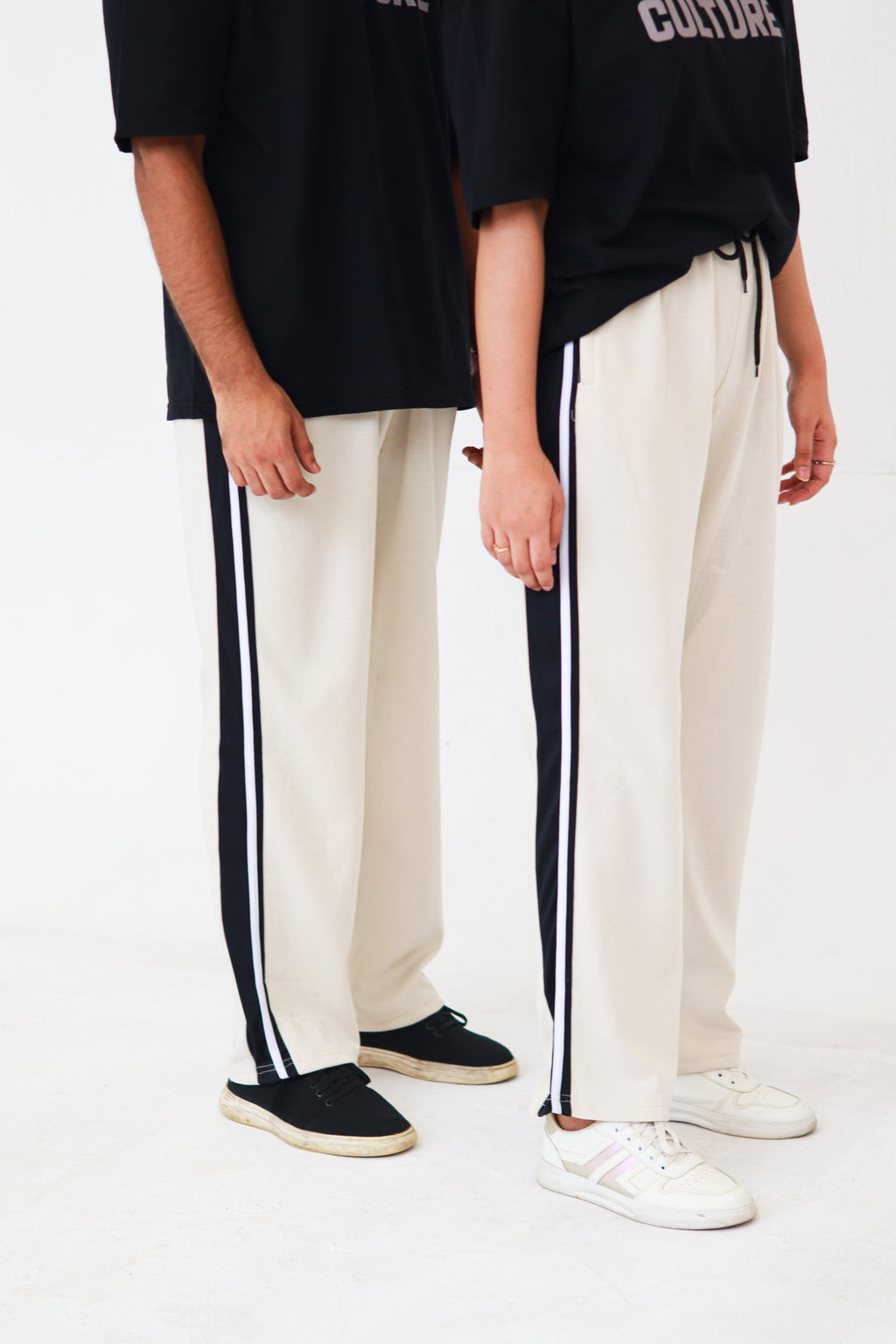 Light Cream Baggy Trouser