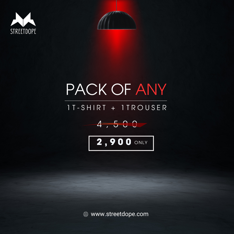 Pack of Any T-shirt & Trousers