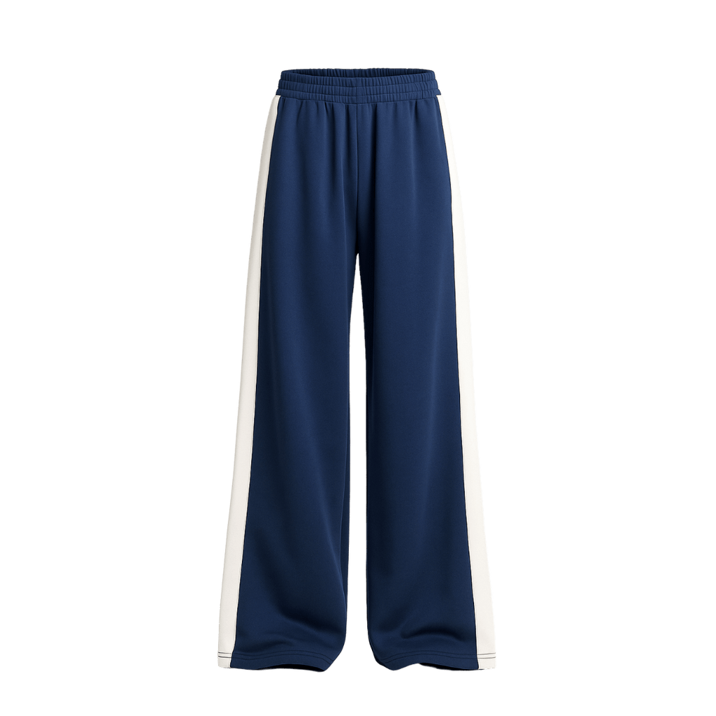 Navy & Off - White Contrast Tracksuit - Street Dope